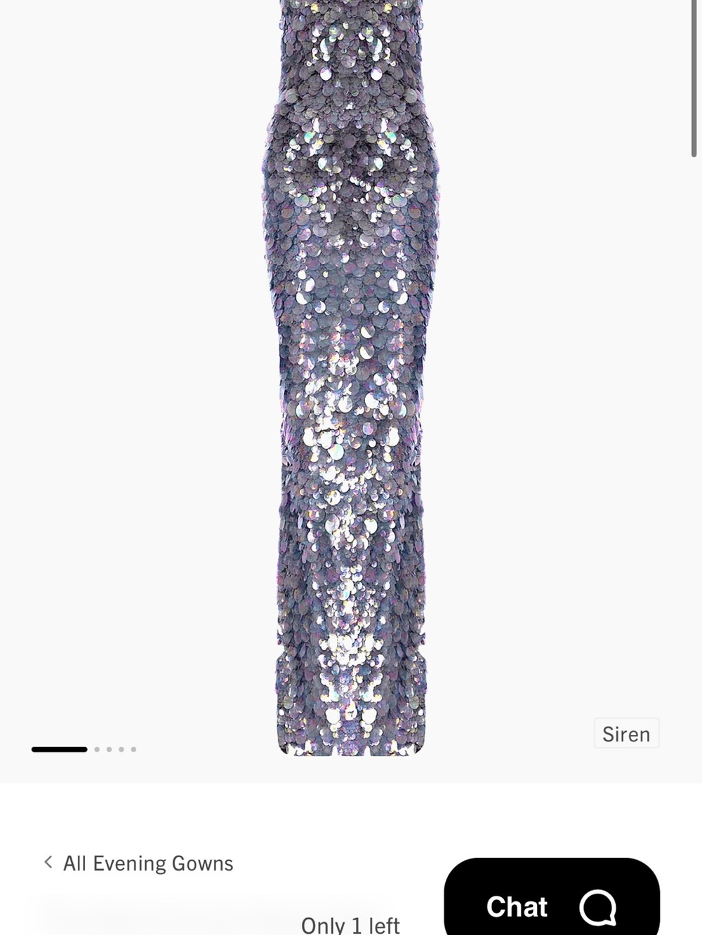 The New Arrivals Ilkyaz Ozel Isis Paillette Scoopneck Gown